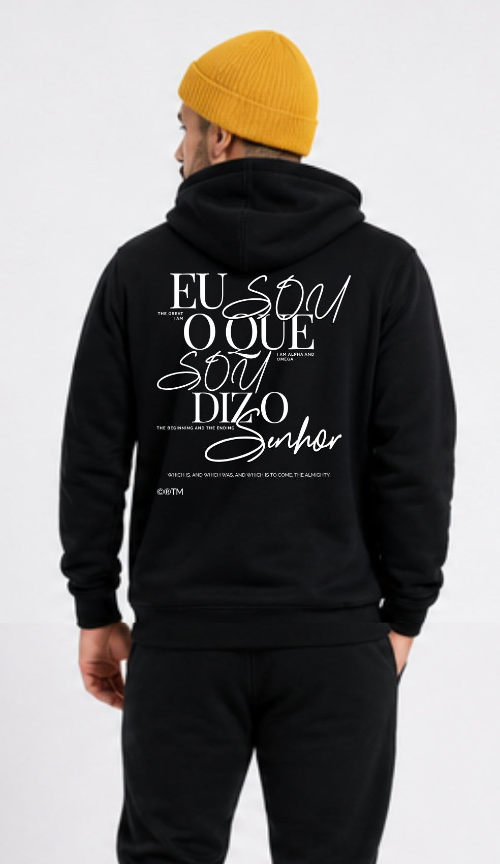 Moletom Hoodie Eu Sou Patmos Co.
