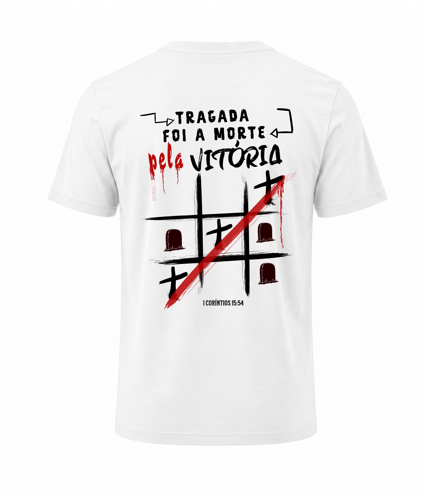 Camiseta Tragada Foi A Morte - Patmos Co.