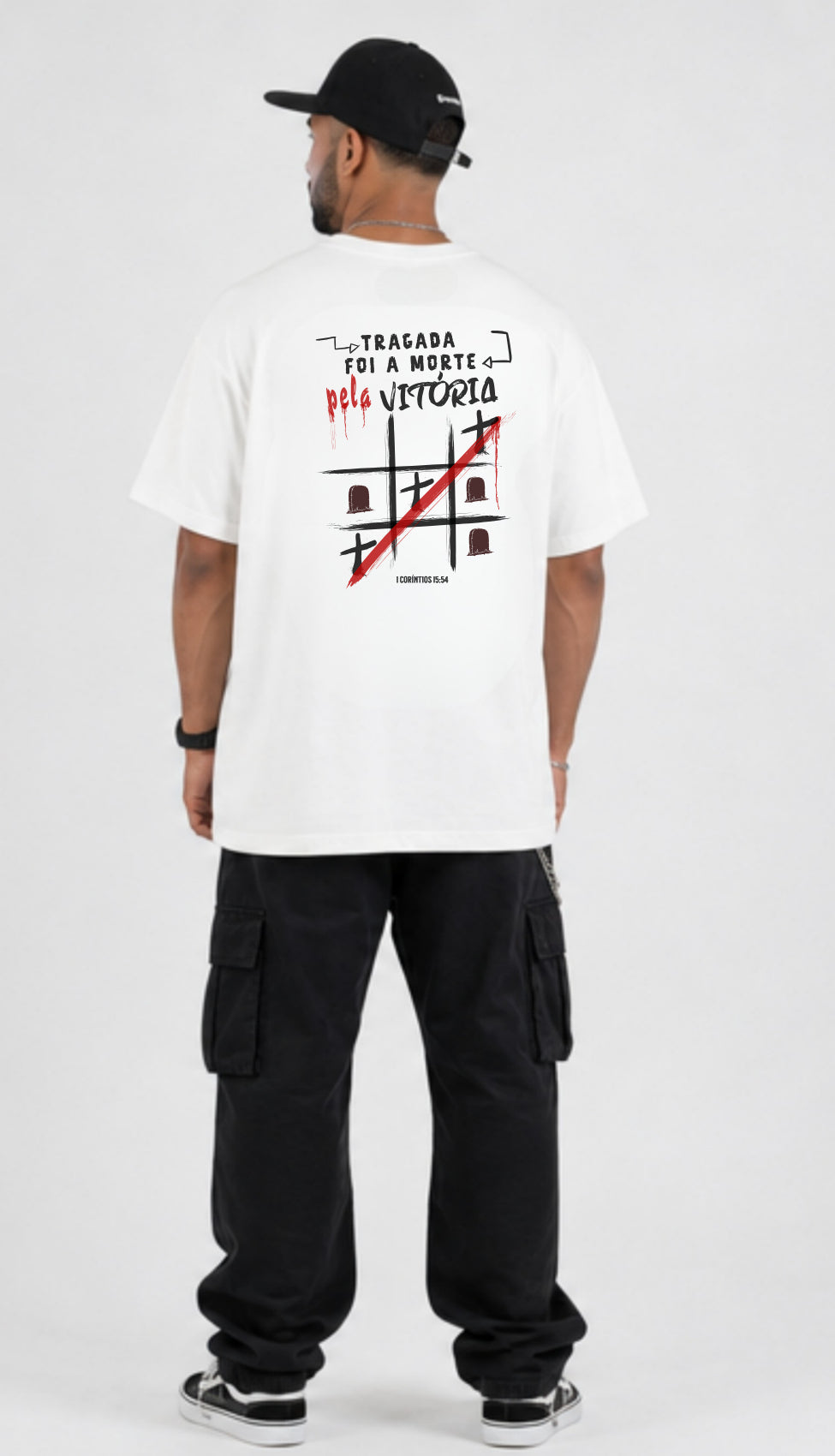 Camiseta Oversized Pesada Tragada Foi a Morte Patmos Co.